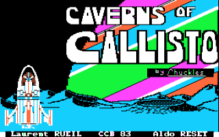 Caverns of Callisto Title Screen